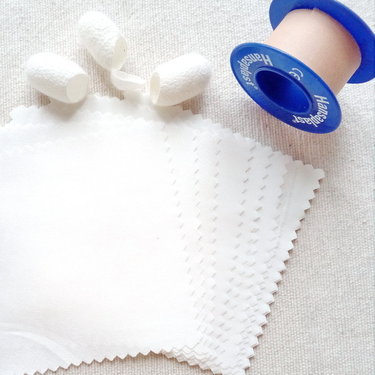 Curative pad from organic silk • Peace Silk 100% silk