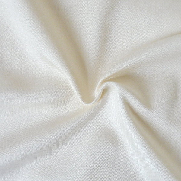 Organic Peace Silk GANA • Satin natural white • 100% silk