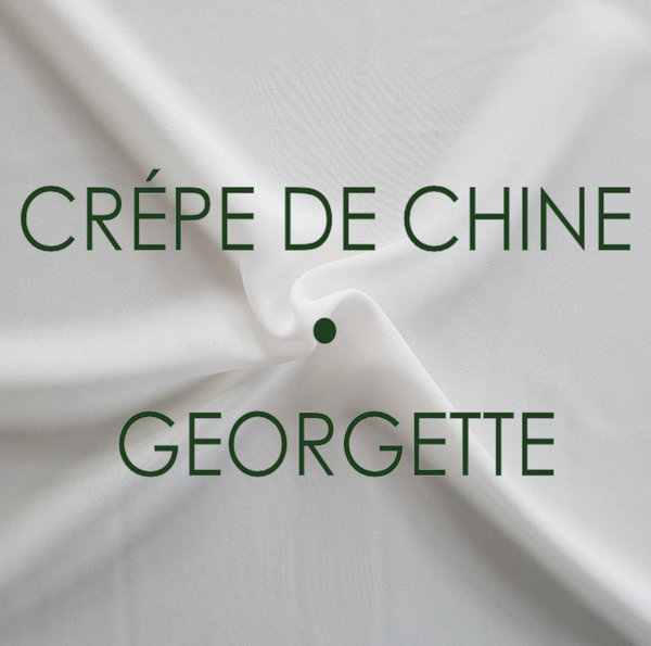 Stoffmusterkarte Crepe de Chine & Georgette