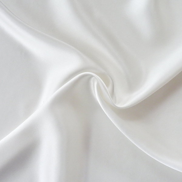 Organic Peace Silk TUSHITA 100 XL • satin white • 100% silk