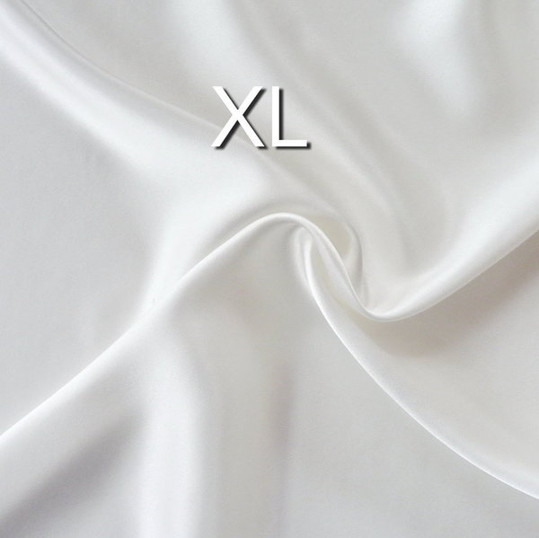 Organic Peace Silk TUSHITA 80 XL • satin white • 100% silk