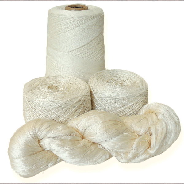 Organic Peace Silk yarn PREMIUM • 100% silk on cones