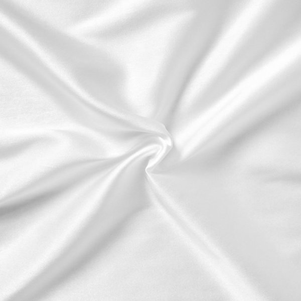 Organic Peace Silk AMITA 80 • satin elastic white • 95% silk 5% Elasthan