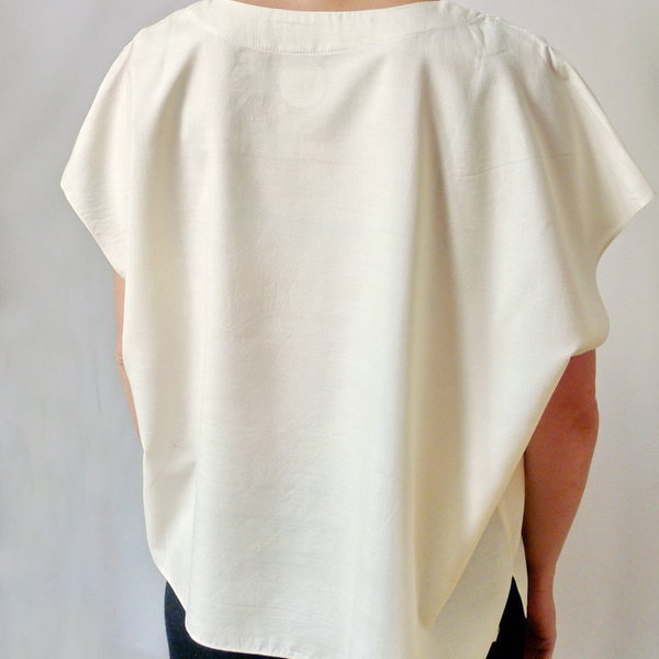 SOLANA •  Bluse aus DEVA Torfseide • 100% Seide (Peace Silk)