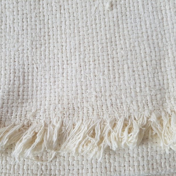 Organic Peace Silk VASUDA • Basket weave handwoven 100% silk natural