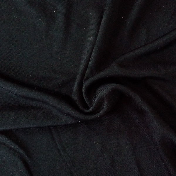Peace Silk Bio-Jersey KAALA • 100% Seide  schwarzkbT