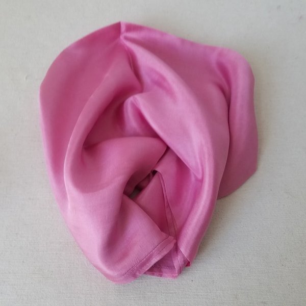 Scarf Peace Silk ROSA ALOE • herbal dyed by Berta Maria • rosé 100% Silk