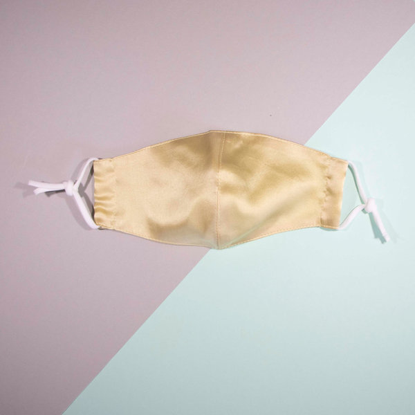 Bio-Seidenmaske CALENDULA aus Peace Silk (Mund-Nase-Bedeckung) • 100%  Seide