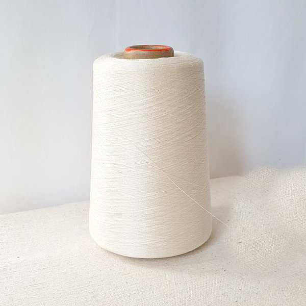 Organic Peace Silk yarn ERRANDI • 100% silk • 202 NM cone 1 kg