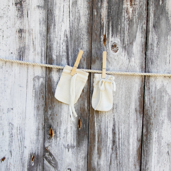 Baby mittens • 100% Organic Peace Silk by Alkena