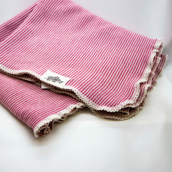 Baby Blanket Organic Wool/Silk • 95 x 95 cm
